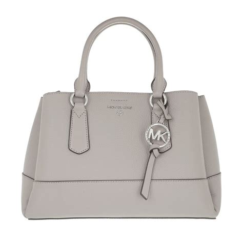 michael kors handtasche dillon ew satchel pearl grey|Michael Kors Dillon Top Zip East West Leather Satchel Pearl Grey.